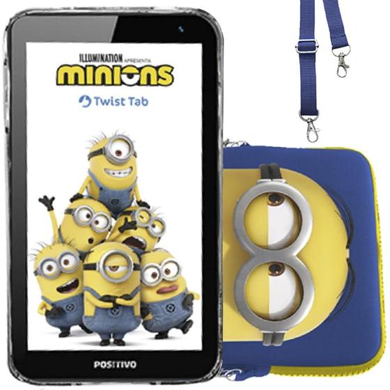 Tablet Positivo Twist Tab Minions T770KM 32GB 1GB RAM Câmera Frontal 2MP Tela 7" Menor preço em Tablet Positivo Twist Tab Minions T770KM 32GB 1GB RAM Câmera Frontal 2MP Tela 7"