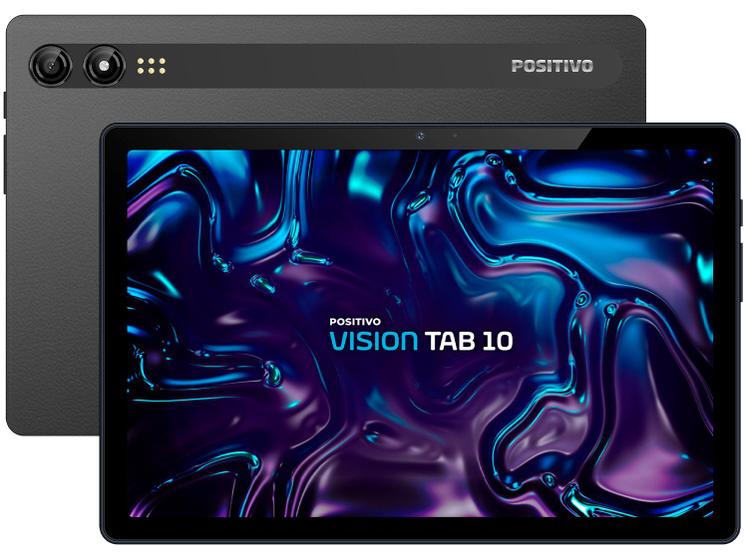 Imagem de Tablet Positivo Vision Tab 10,1" 128GB 4GB RAM Android 13 Octa Core Wi-Fi 4G