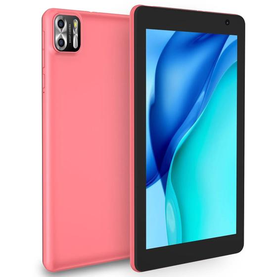 Imagem de Tablet Pritom 8" 4Gb 64Gb/128Gb Android Tela IPS, Bateria 5000mAh, Wi-Fi Preto/Rosa