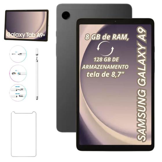 Imagem de Tablet Samsung Galaxy A9 8.7 128Gb 8Gb Ram Com Caneta e Película