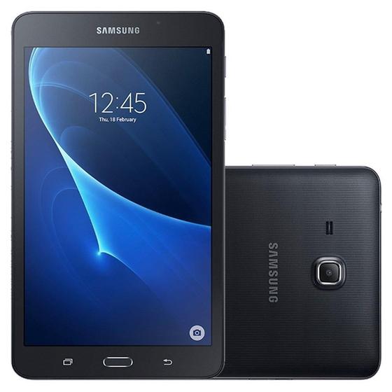 Imagem de Tablet Samsung Galaxy Tab A SM-T280, Preto, Tela 7", WiFi, Android 5.1, 5MP, 8GB