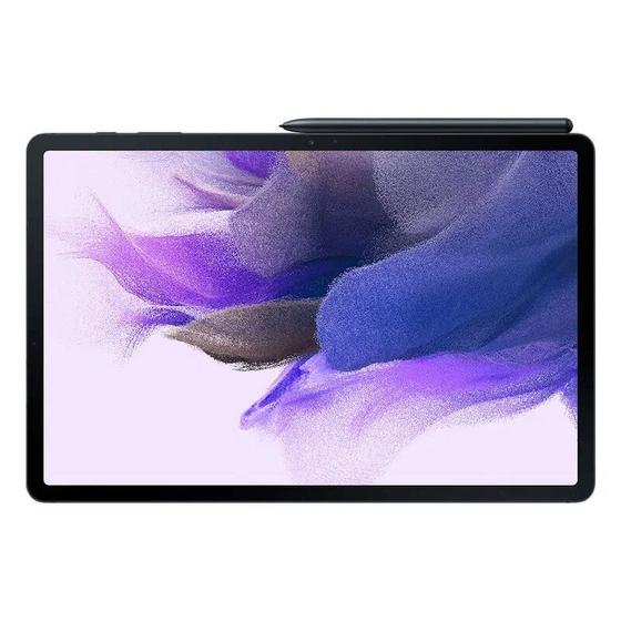 Imagem de Tablet Samsung Galaxy Tab S7 FE 4G com Caneta S Pen 128GB - Preto, Tela 12.4", RAM 6GB, Câmera Dupla 8MP Frontal 8MP