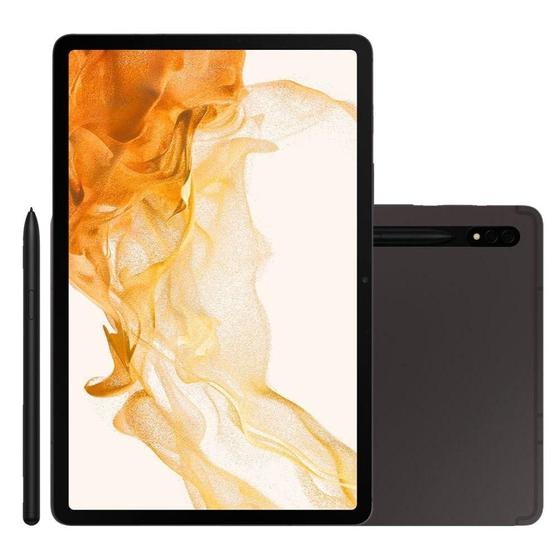 Tablet Samsung Galaxy Tab S8 5G 256GB 8GB Ram Tela 11 13MP Grafite Menor preço em Tablet Samsung Galaxy Tab S8 5G 256GB 8GB Ram Tela 11 13MP Grafite