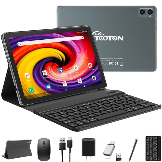 Imagem de Tablet TOOTON 2024 10.1" 2 em 1 - Android 128GB