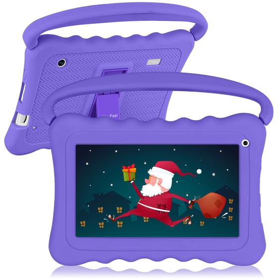 Imagem de Tablet UJoyFeel Kids 7 polegadas e 32 GB Android WiFi, câmera dupla roxa