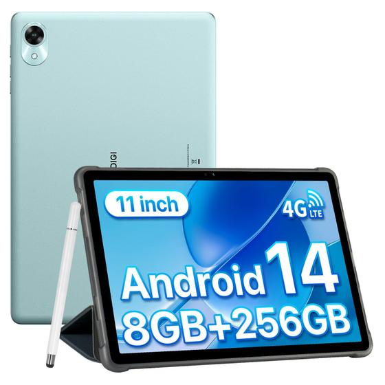 Tablet UMIDIGI G9 - 11 Polegadas, 8GB+256GB+1TB, Android 14, Verde Imagem de Tablet UMIDIGI G9 - 11 Polegadas, 8GB+256GB+1TB, Android 14, Verde