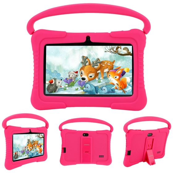 Imagem de Tablet Veidoo Kids V88 7 polegadas 2 GB de RAM 32 GB Android com capa P