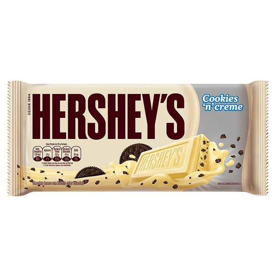 Tablete Chocolate Branco Cookies Creme 87g - Hersheys Menor preço em Tablete Chocolate Branco Cookies Creme 87g - Hersheys
