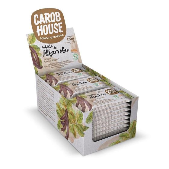 Imagem de Tablete De Alfarroba Pura Carob House Contendo 30 Unidades