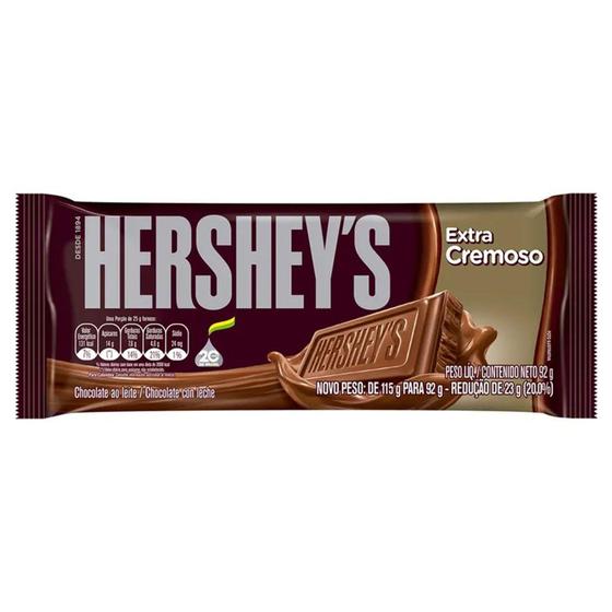 Imagem de Tablete de Chocolate Ao Leite Extra Cremoso 92g - Hersheys