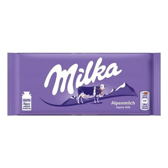 Imagem de Tablete de Chocolate Ao Leite Tradicional 100g - Milka