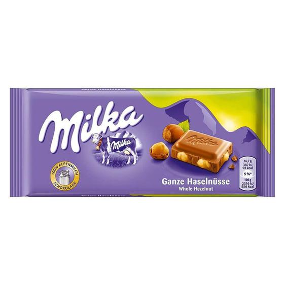 Imagem de Tablete de Chocolate Avelã Inteira 100g - Milka