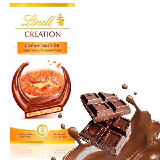 Imagem de Tablete de Chocolate Lindt Creation Creme Brûlée 150g