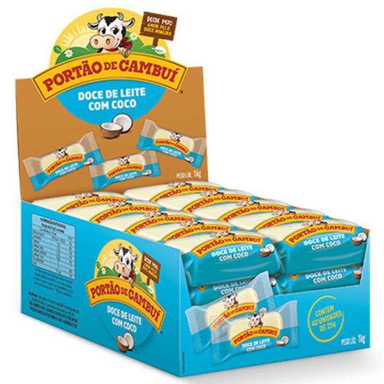 Imagem de Tablete Doce de Leite com Coco c/40 - Portão de Cambuí - Portão Cambuí