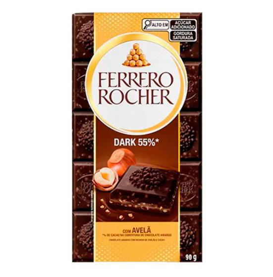 Imagem de Tablete Ferrero Rocher Dark com Avelã 90g