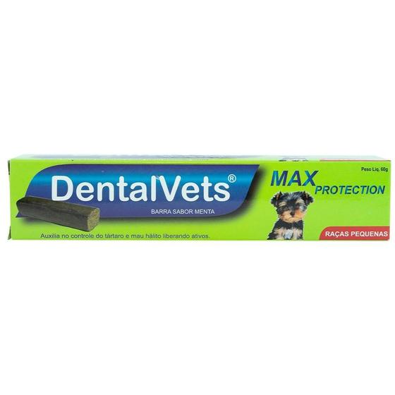 Imagem de Tablete Mastigável Nutrasyn DentalVets Max Protection Sabor Menta para Cães Raças Pequenas - 60 g