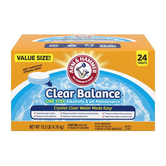 Imagem de Tabletes para Manutenção de Piscinas ARM & HAMMER Clear Balance