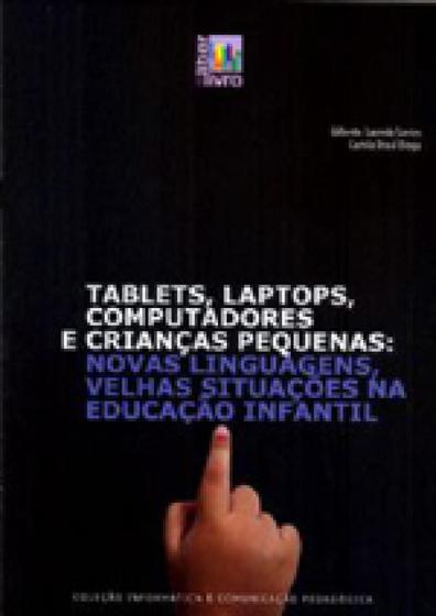 Imagem de Tablets, laptops, computadores e crianças pequenas