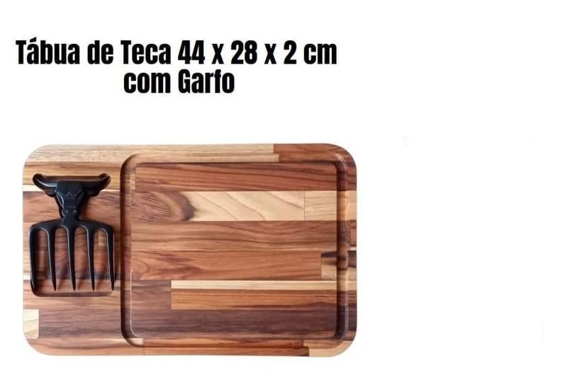 Imagem de Tábua Beef Com Tridente Garra Bull Segurar E Cortar Carne