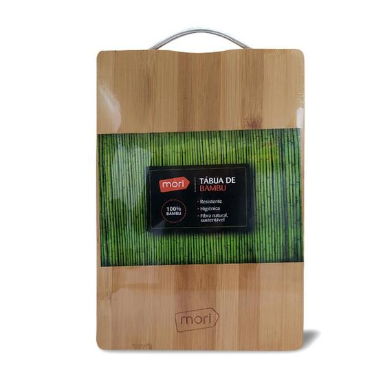 Imagem de Tábua de Bambu Fibra Natural com Alça 20x30cm Mori