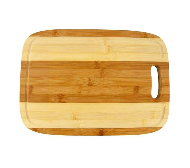 Imagem de Tabua De Corte Bambu Churrasco Resistente 