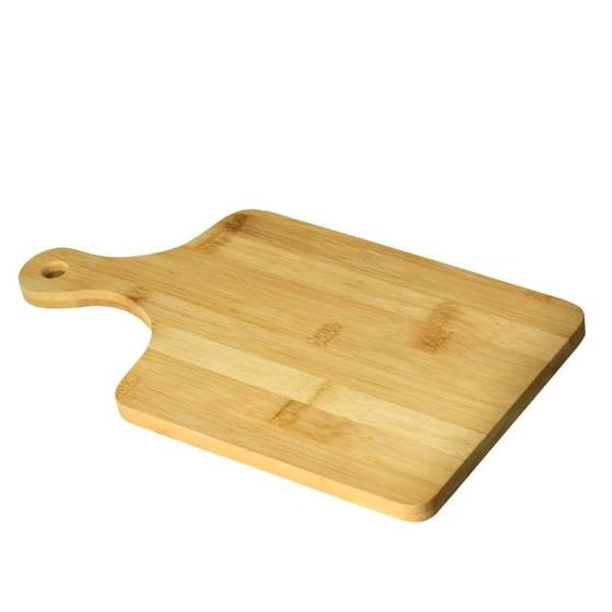 Imagem de Tábua de Corte de Bambu com Cabo Lyor 33cm