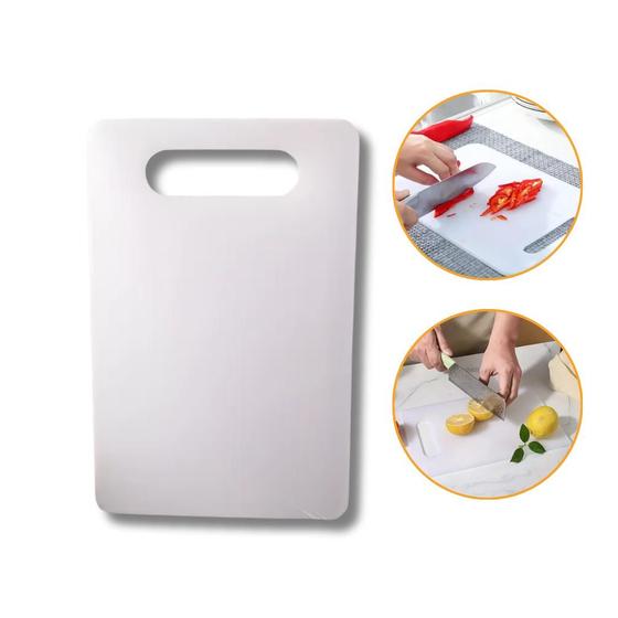 Imagem de Tábua De Corte Em Pvc Para Corte De Alimentos Carnes Vegetais 40X25CM