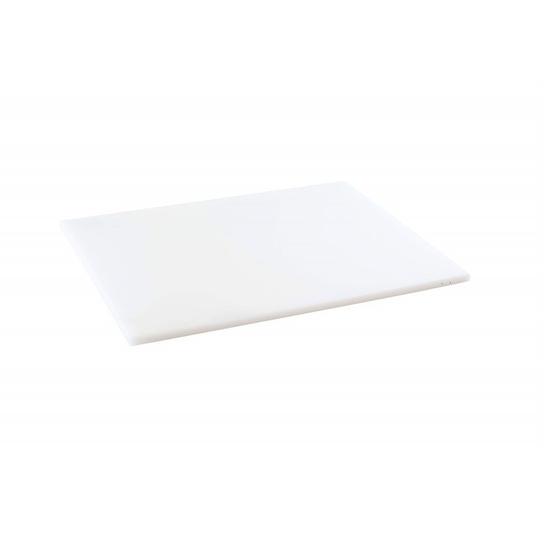 Tabua de Corte LISA em polietileno - branca - 50 x 30 - Cheff plast ...