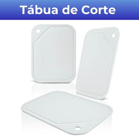 Imagem de Tabua de Cortes de Plástico P/ Corta Carne Legume Fruta Arqplast