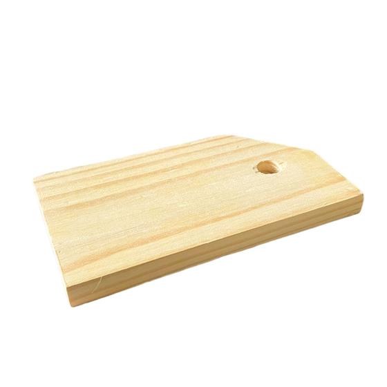 Imagem de Tábua De Madeira Para Corte / Servir Frios E Queijos 24cmx13cm Retangular