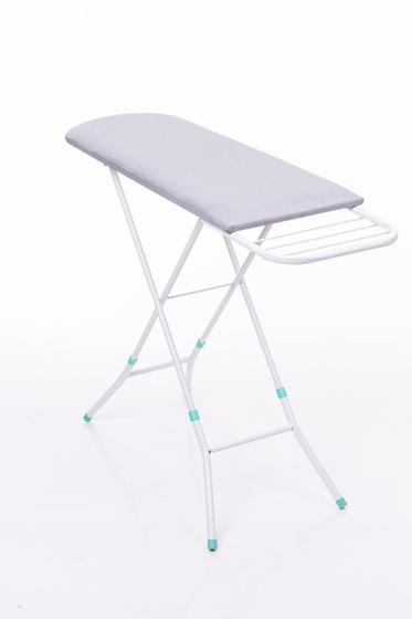 Tabua de Passar Roupa Mesa Passadeira Tecido Térmico Com Suporte para Ferro – Petutil