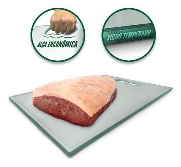 Imagem de Tábua de Vidro para Carnes Gourmet 8mm