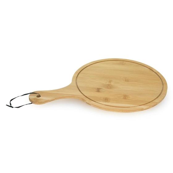 Imagem de Tábua Gourmet Ecokitchen Redonda Mimo Style com Alça 36x26 cm