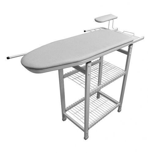 Tábua mesa de passar multiuso branco metalizado Menor preço em Tábua mesa de passar multiuso branco metalizado