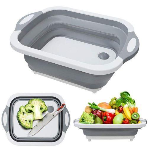 Tabua Multifuncional Cortador Legumes Frutas 3 Em 1 Retrátil Menor preço em Tabua Multifuncional Cortador Legumes Frutas 3 Em 1 Retrátil