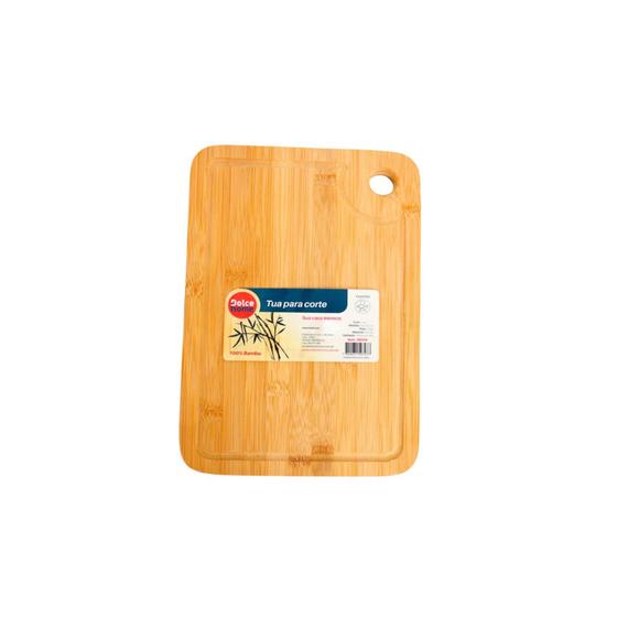 Tábua Para Corte De Bambu Ecológica 30x 20cm Dolce Home Menor preço em Tábua Para Corte De Bambu Ecológica 30x 20cm Dolce Home