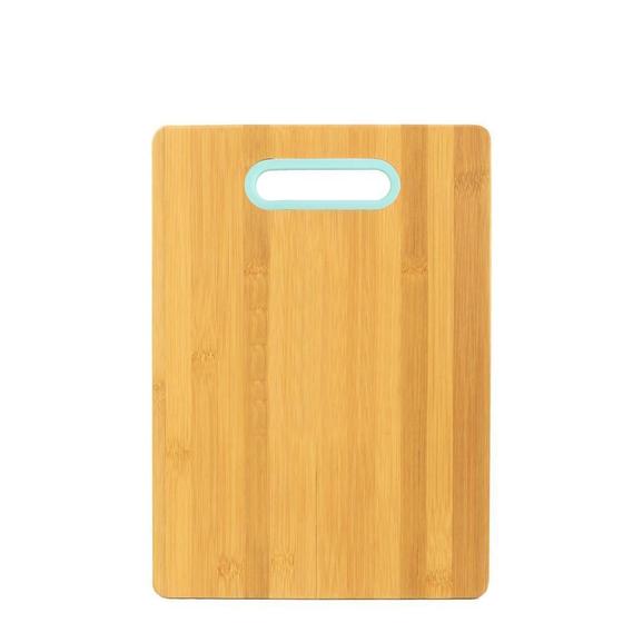 Imagem de Tábua Para Corte Nature Plus Elli Azul 30X22Cm Bambu