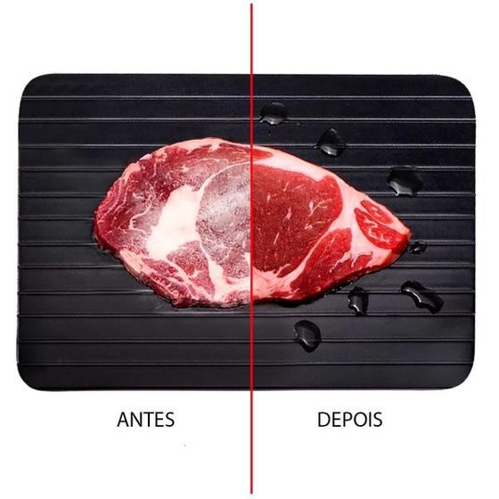 Imagem de Tábua Para Descongelar Carnes Alimentos Mágica Descongelante