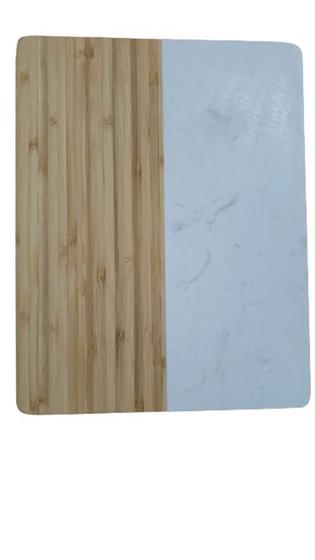 Imagem de Tábua Retangular Bambu Mármore