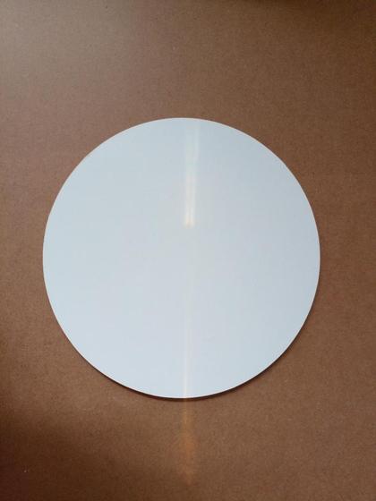 Imagem de Tabuleiro 40cm 2 peças MDF Xalu branco 3mm c/pé