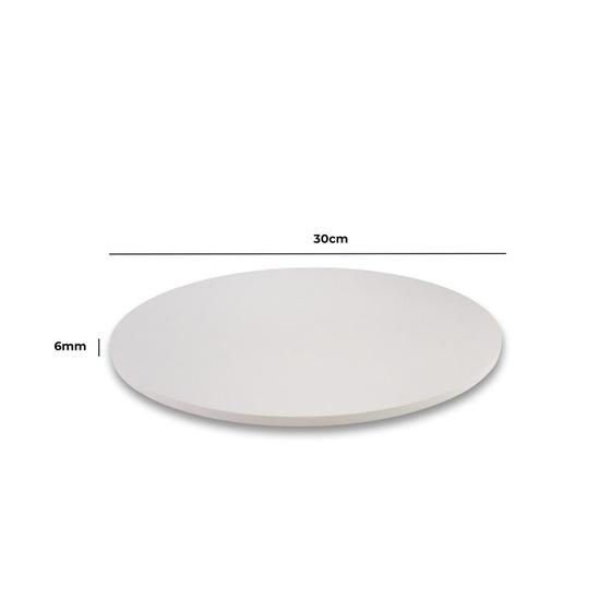 Imagem de Tabuleiro para Bolo MDF 6mm - 30cm com Pé