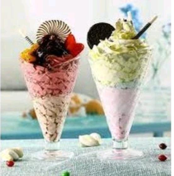 Imagem de  Taça 1 par para sorvete, milkshake sunday 300ml