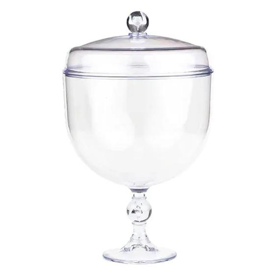 Imagem de Taça Americana - Cristal Com Tampa - 1,250 ml - 1 unidade - BlueStar - Rizzo