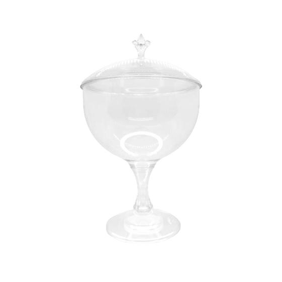 Imagem de Taça Americana Flor-de-Lis Com Tampa - 1,150 ml  - 1 unidade - Rizzo