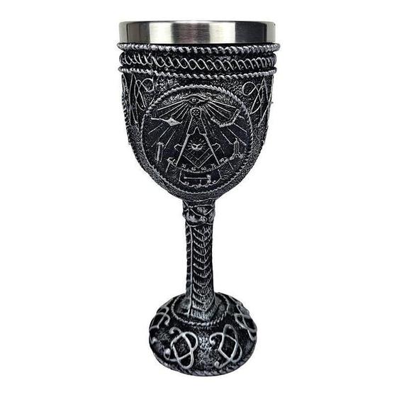 Imagem de Taça Cálice De Resina Maçônica 150 Ml