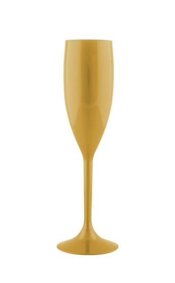 Imagem de Taça champanhe  150ml dourado durável  bezavel