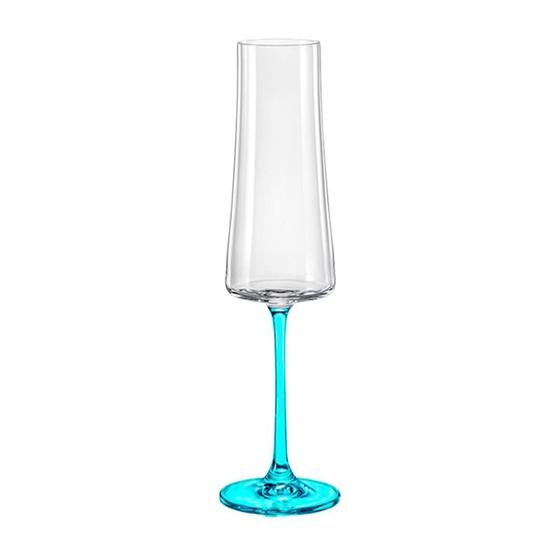 Imagem de Taça Cristal Bohemia Para Champanhe 210Ml Ciano Xtra 1 Peça
