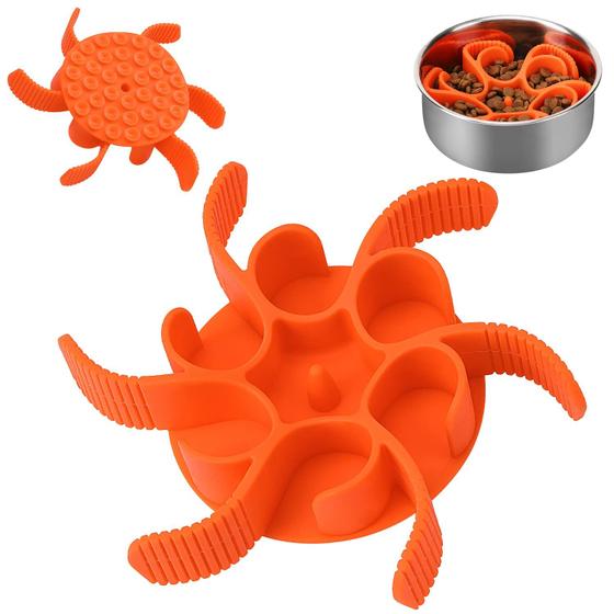 Imagem de Taça de Alimentação Lenta para Cães Anipaw - Silicone com 36 Ventosas