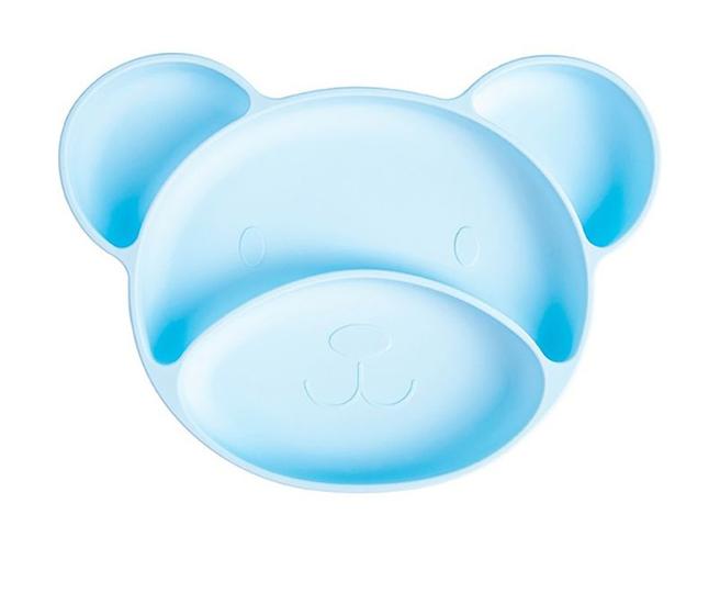 Imagem de Taça de alimentação Wokex Care Breakfast Blue Silicone para crianças