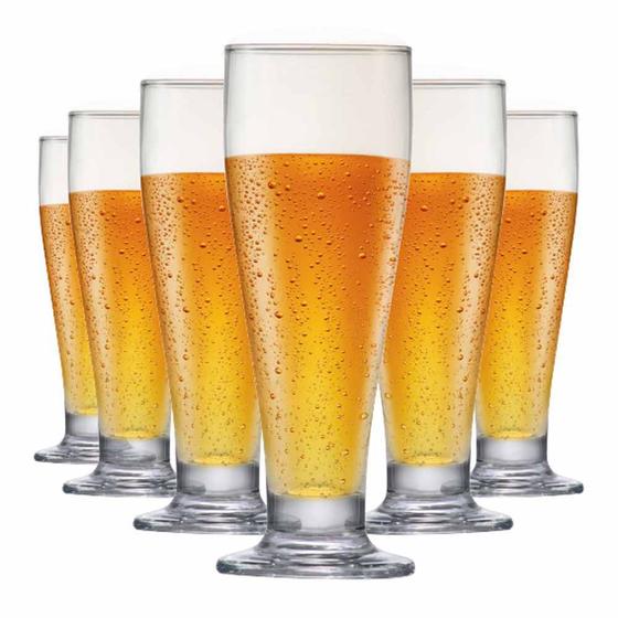 Imagem de Taça de Cerveja de Vidro Tulipa 320ml 6 Pcs